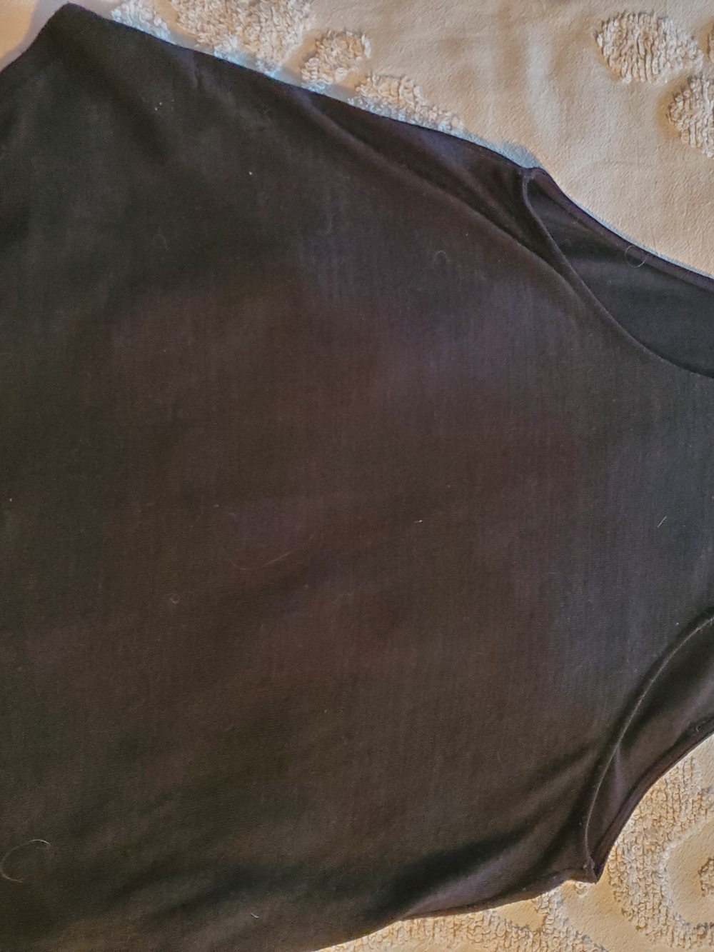 Black Ribbed Tank Very Light Weight - Picture 3 of 3